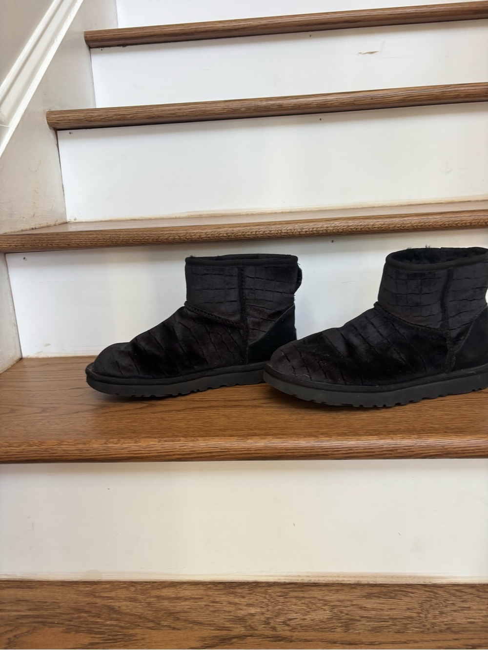 UGG Black Short Ankle Booties